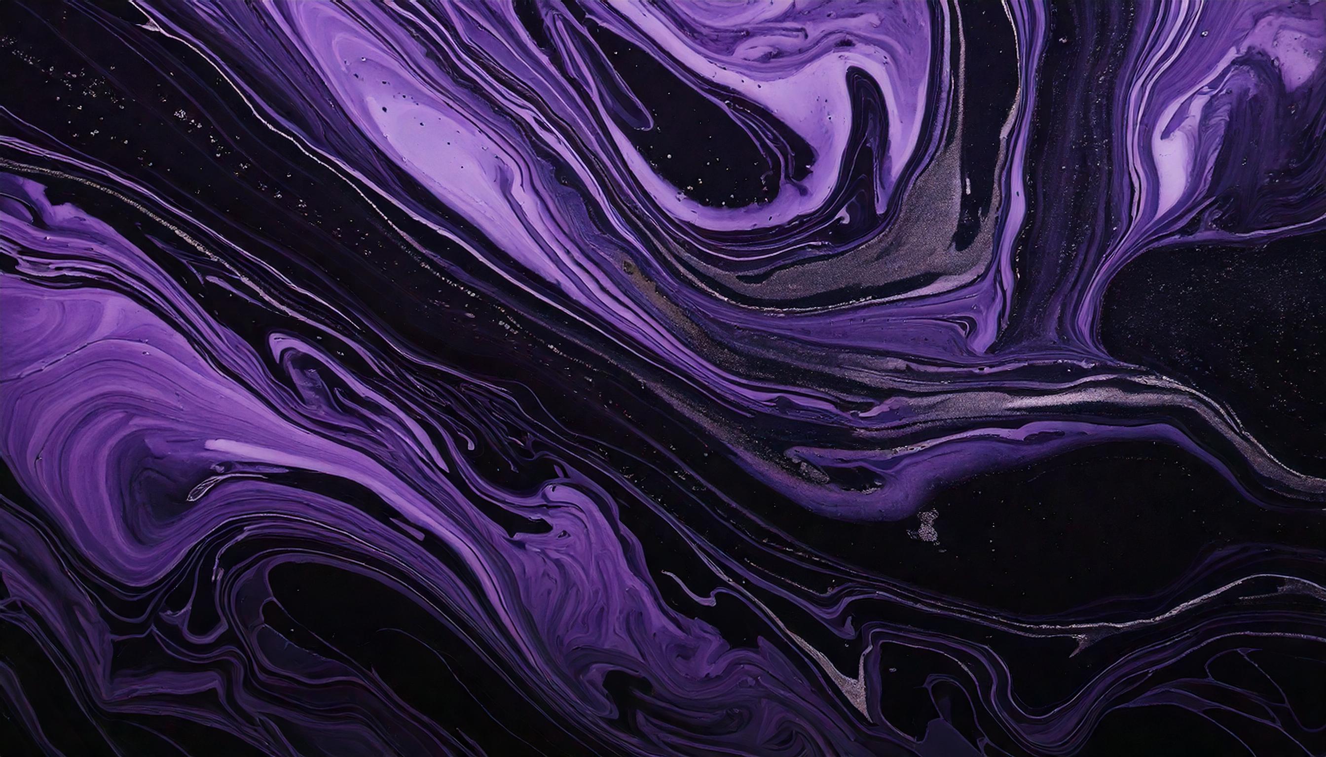 黒と紫のマーブル背景画像