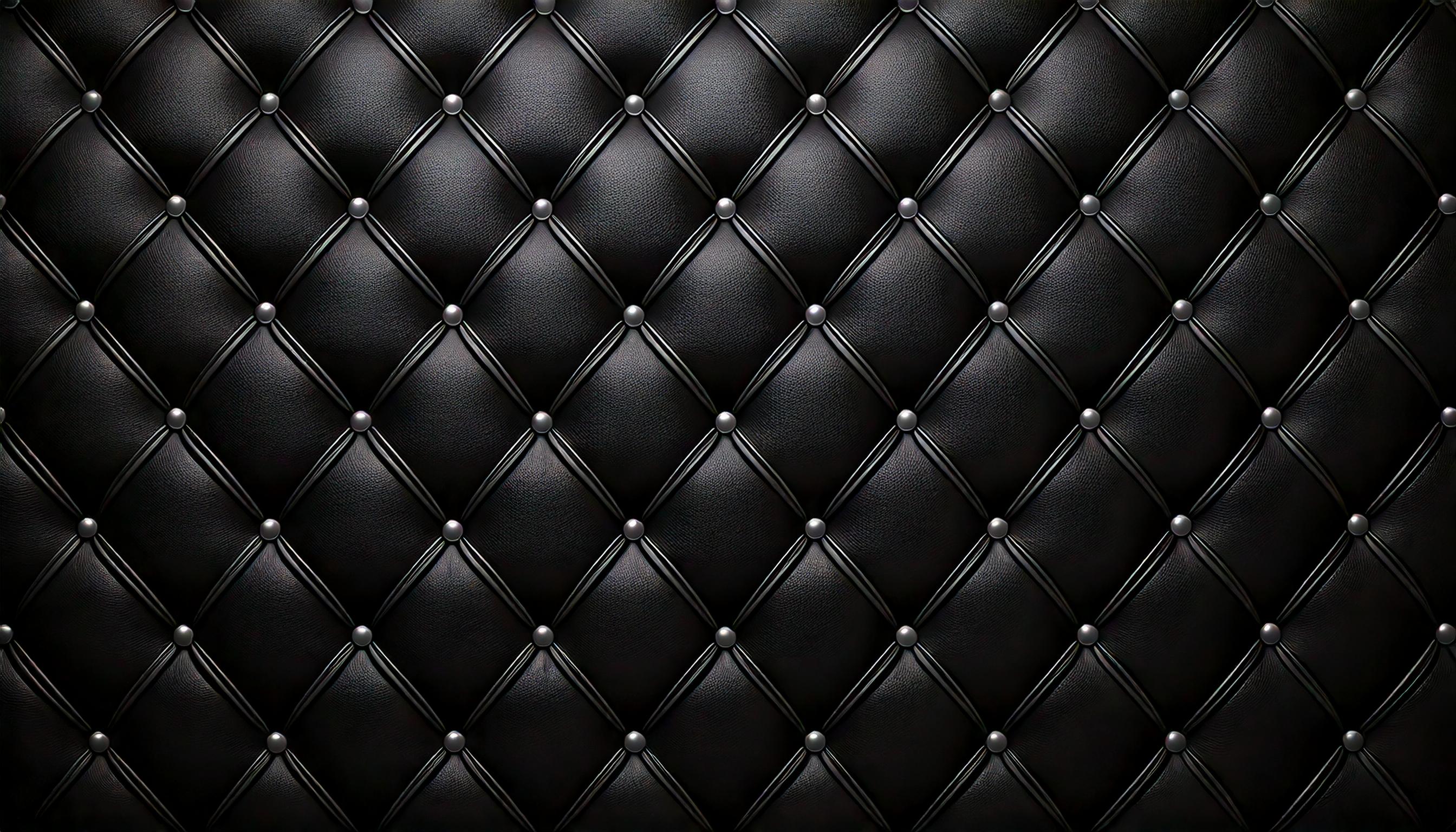 黒いキルティング高画質な背景
