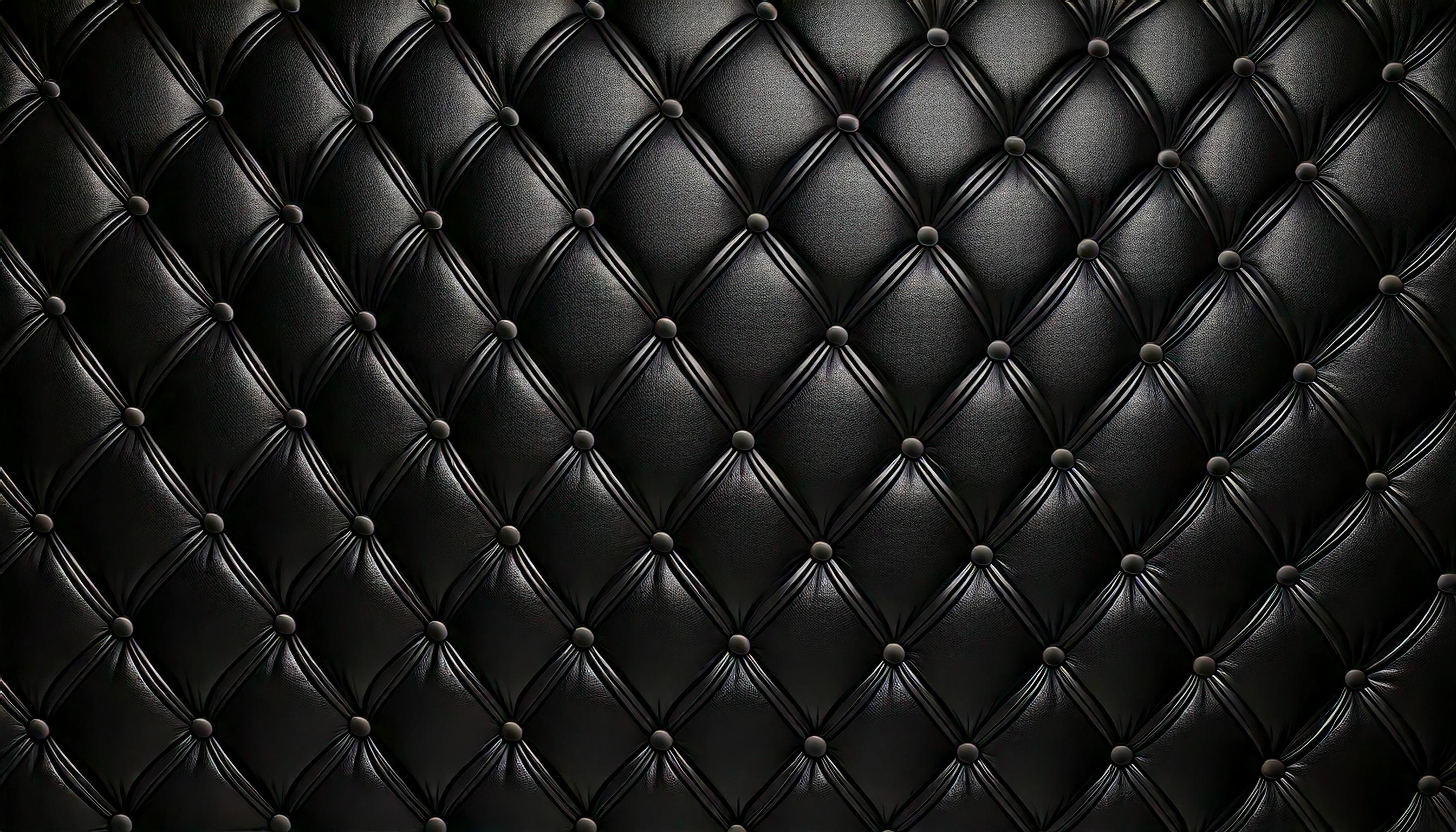 黒いキルティング背景フリー素材