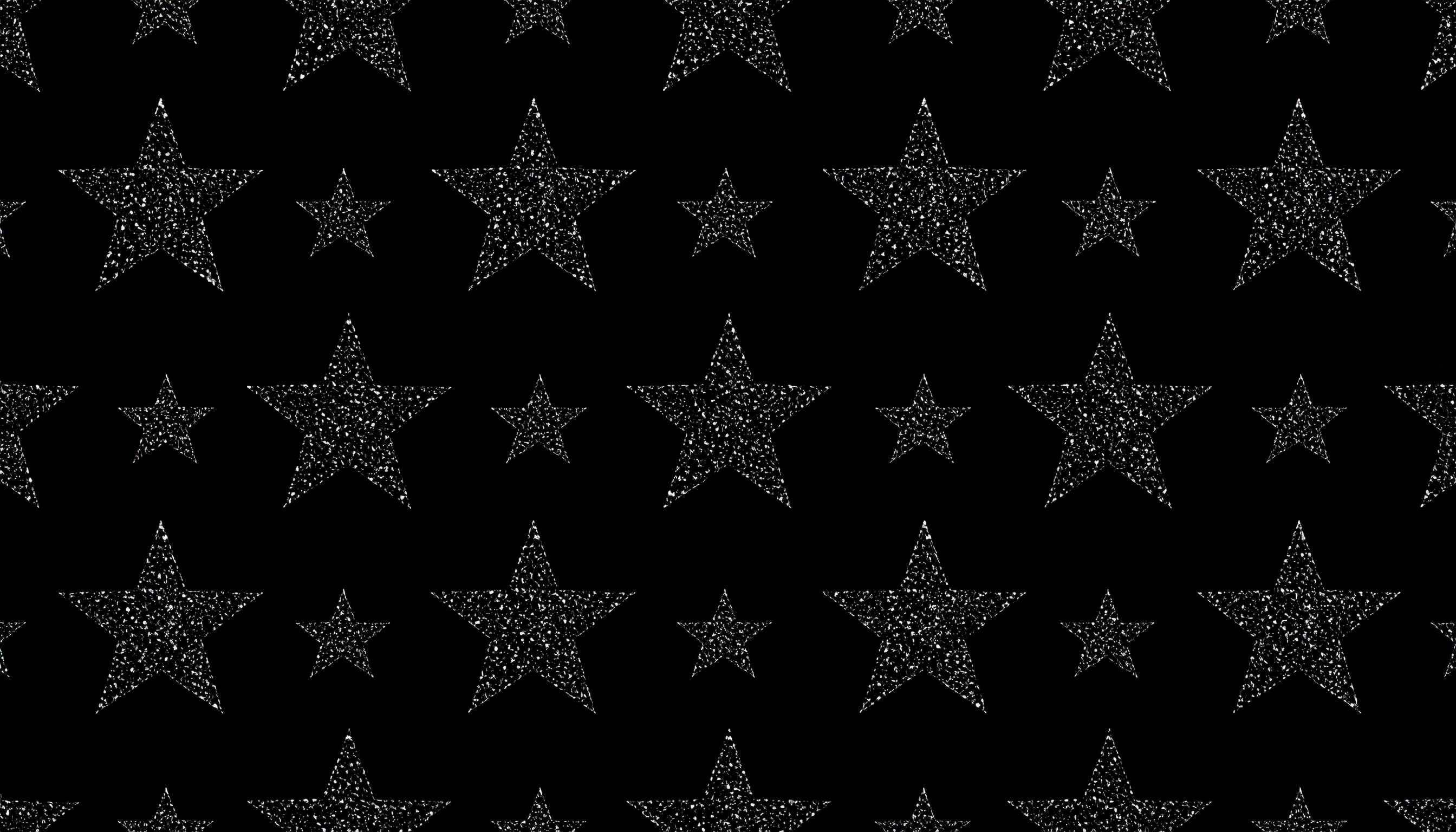 黒のグリッターの星の黒色背景画像