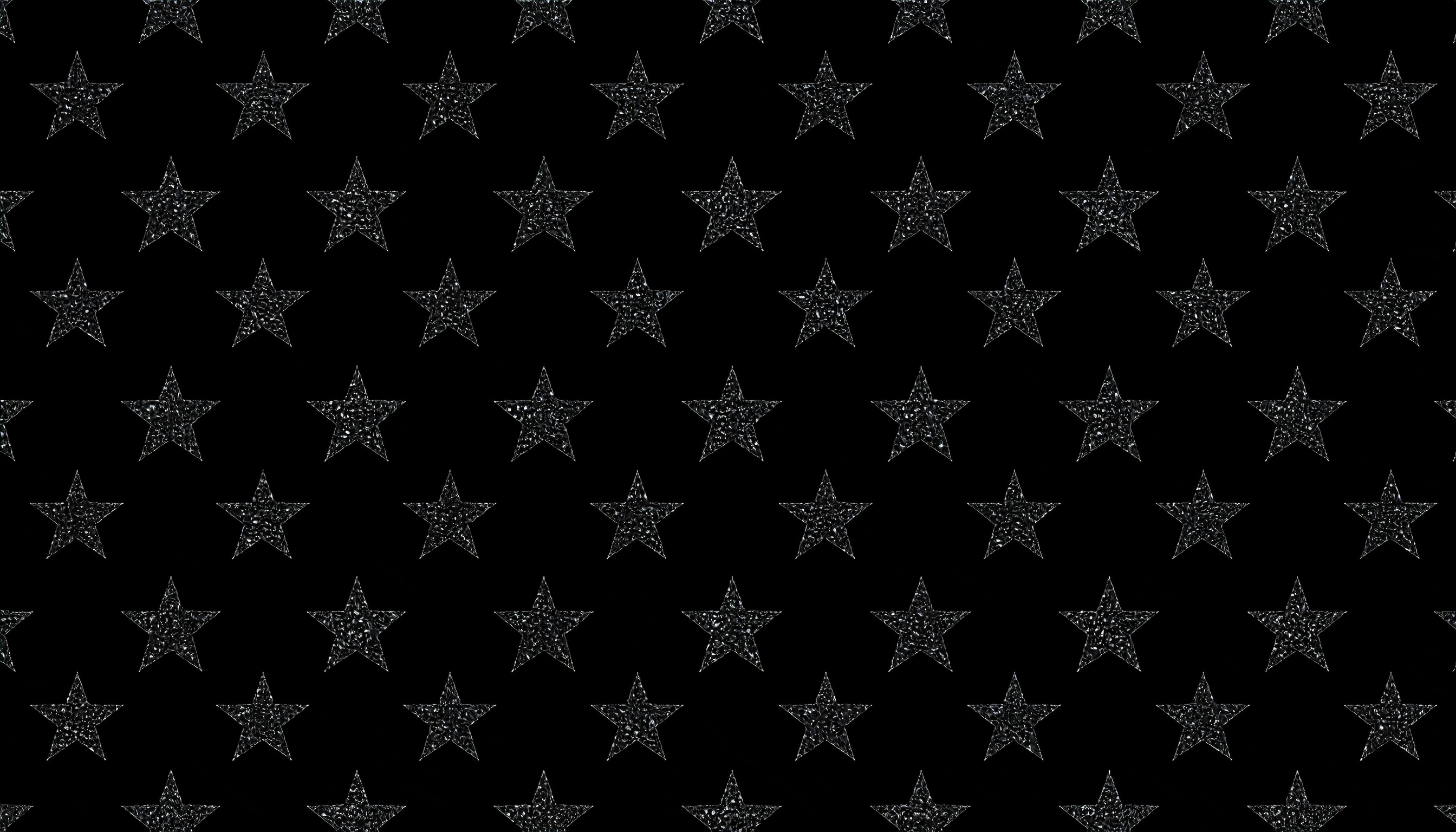 黒のグリッターの星の黒色背景フリー素材